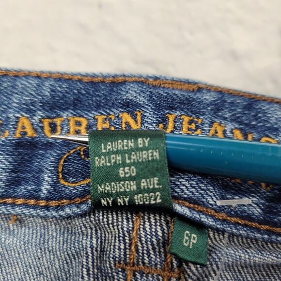 Lauren Jeans Co Premium Bootcut Jeans size 6 Petite - Picture 13 of 16